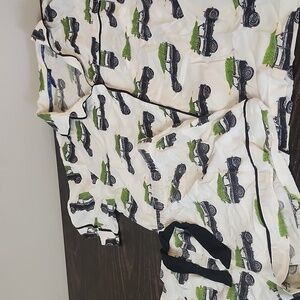 Katie Kime Truck Tree Pajama set Cotton Shorts & Top